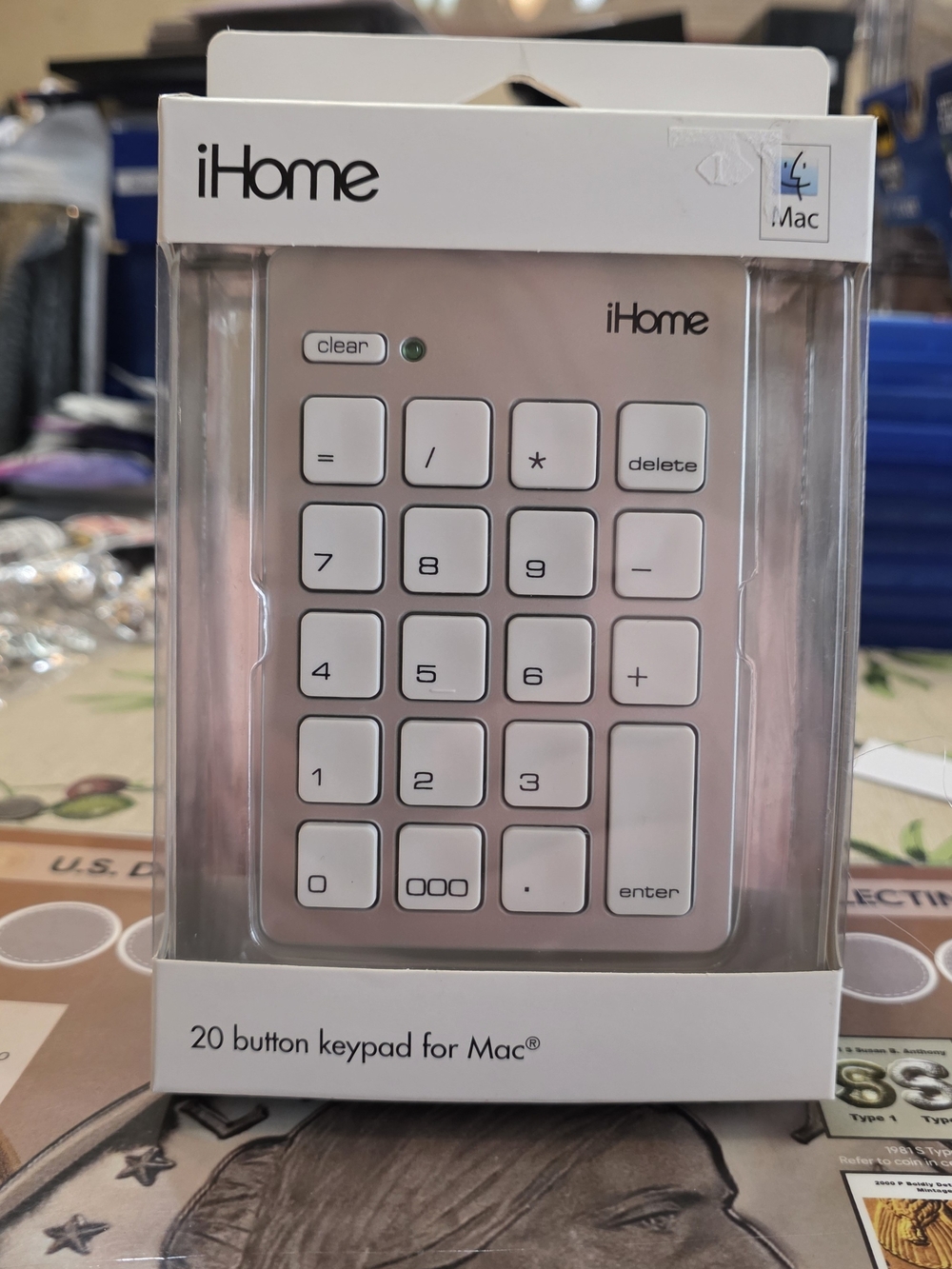 iHome 20 Button USB Keypad for Mac Numeric Keypad New in Box